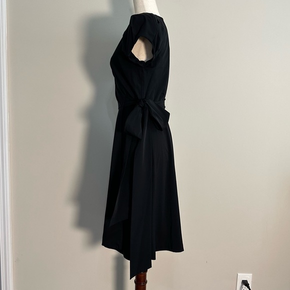 Diane Von Furstenberg | Peyton Wrap Dress | Black | Size 6 - Picture 4 of 13